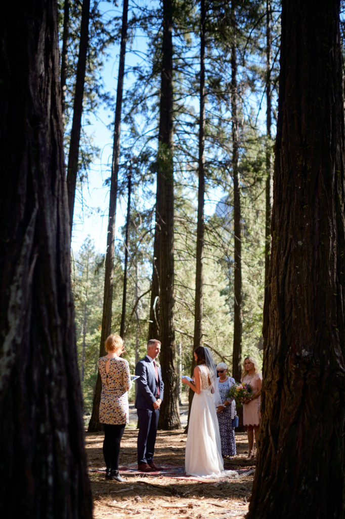 Intimate Yosemite Wedding Ceremony
