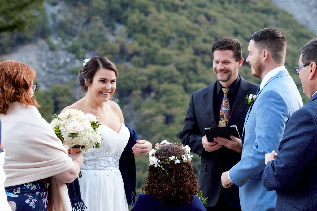 Sunrise Yosemite Elopement Ceremony at Tunnel View
