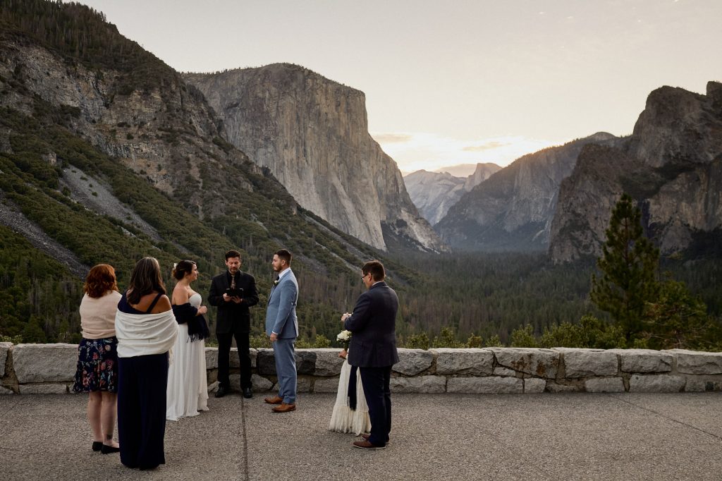 Sunrise Yosemite Elopement at Tunnel View