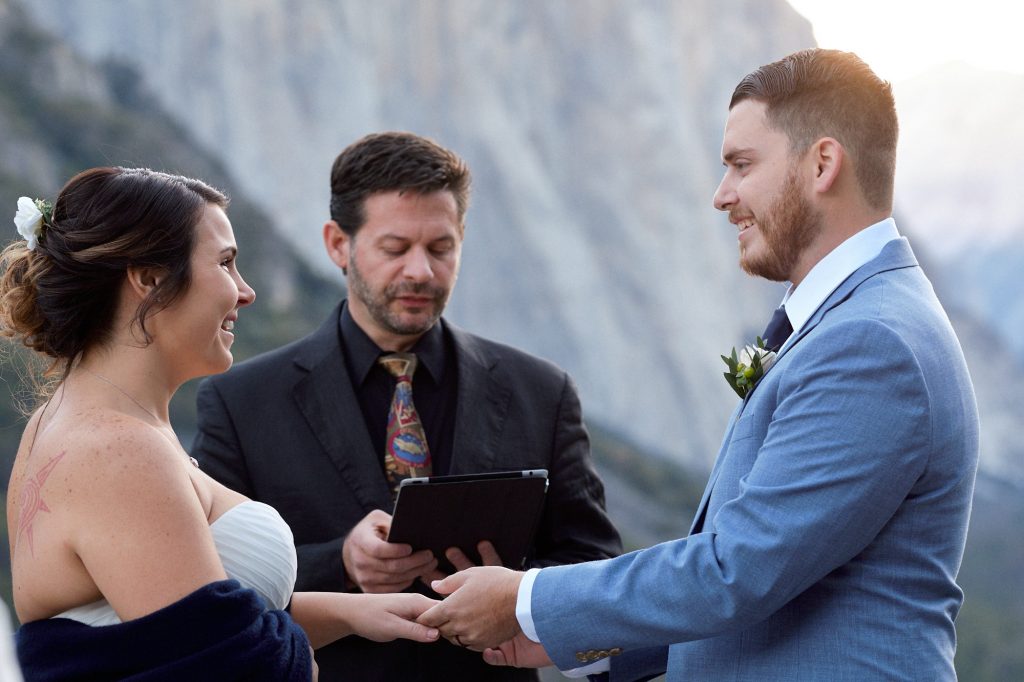 Sunrise Yosemite Elopement at Tunnel View