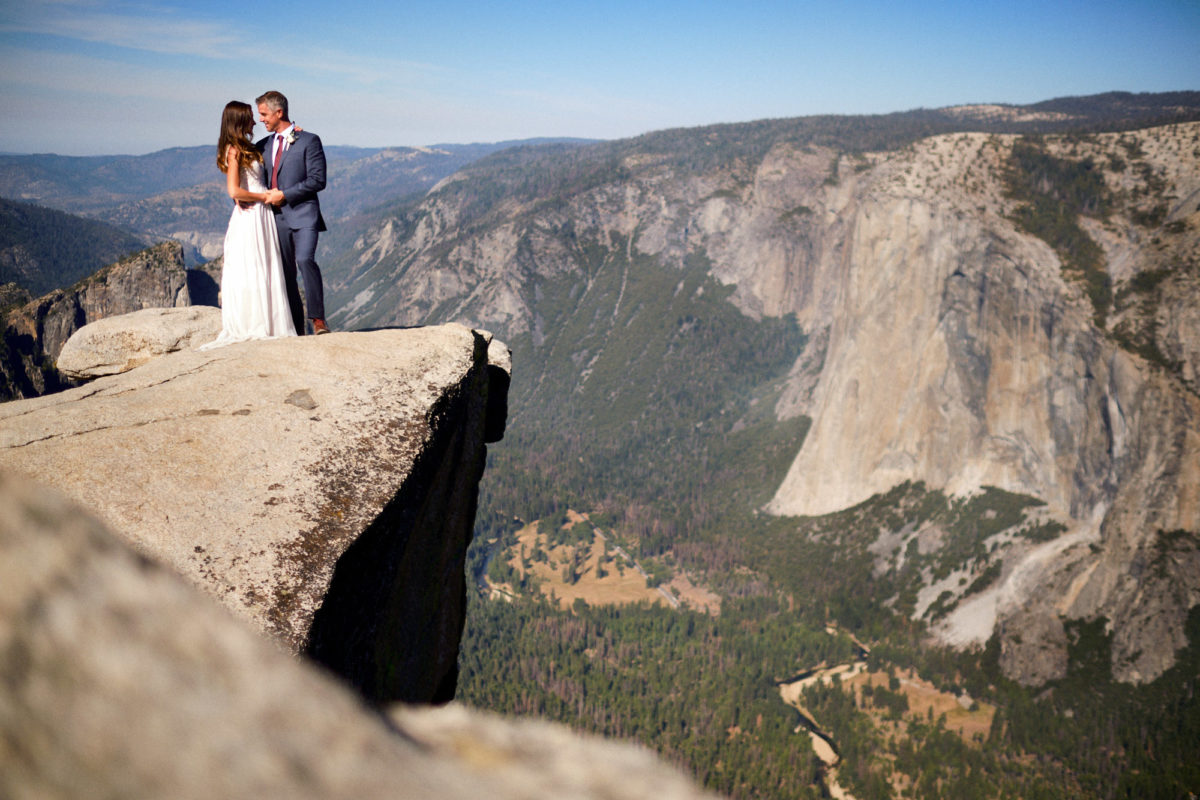 Intimate Yosemite Wedding at Taft Point