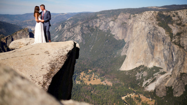 Intimate Yosemite Wedding at Taft Point