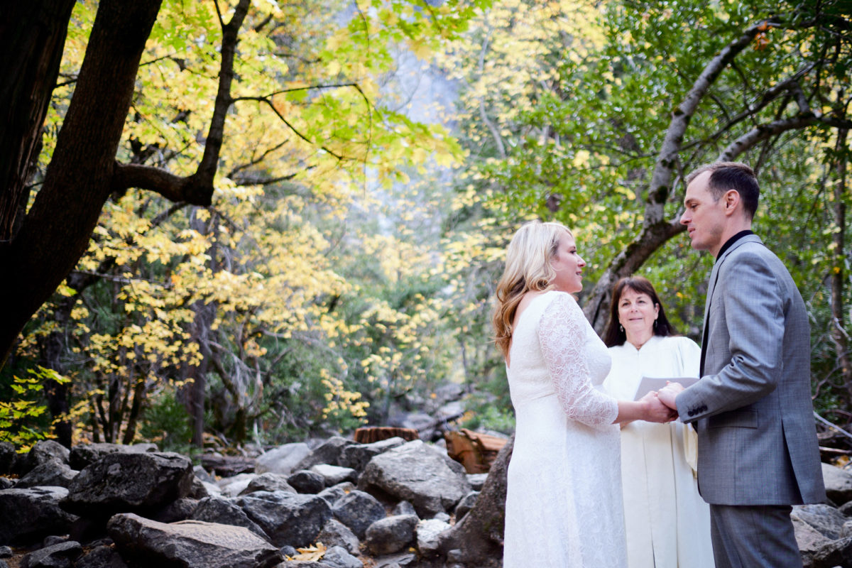 Bridalveil Fall Elopement in Yosemite Valley
