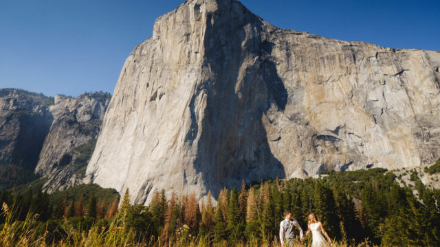 El Capitan Meadow Elopement Yosemite Wedding