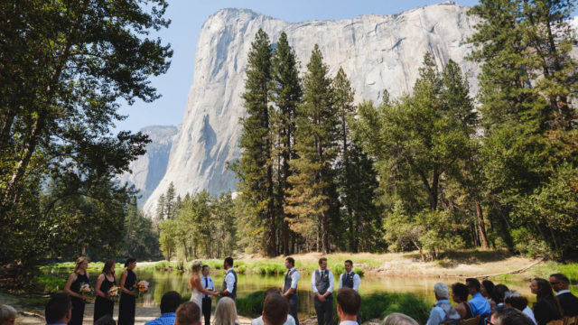 Cathedral Beach Intimate Wedding in Yosemite Valley