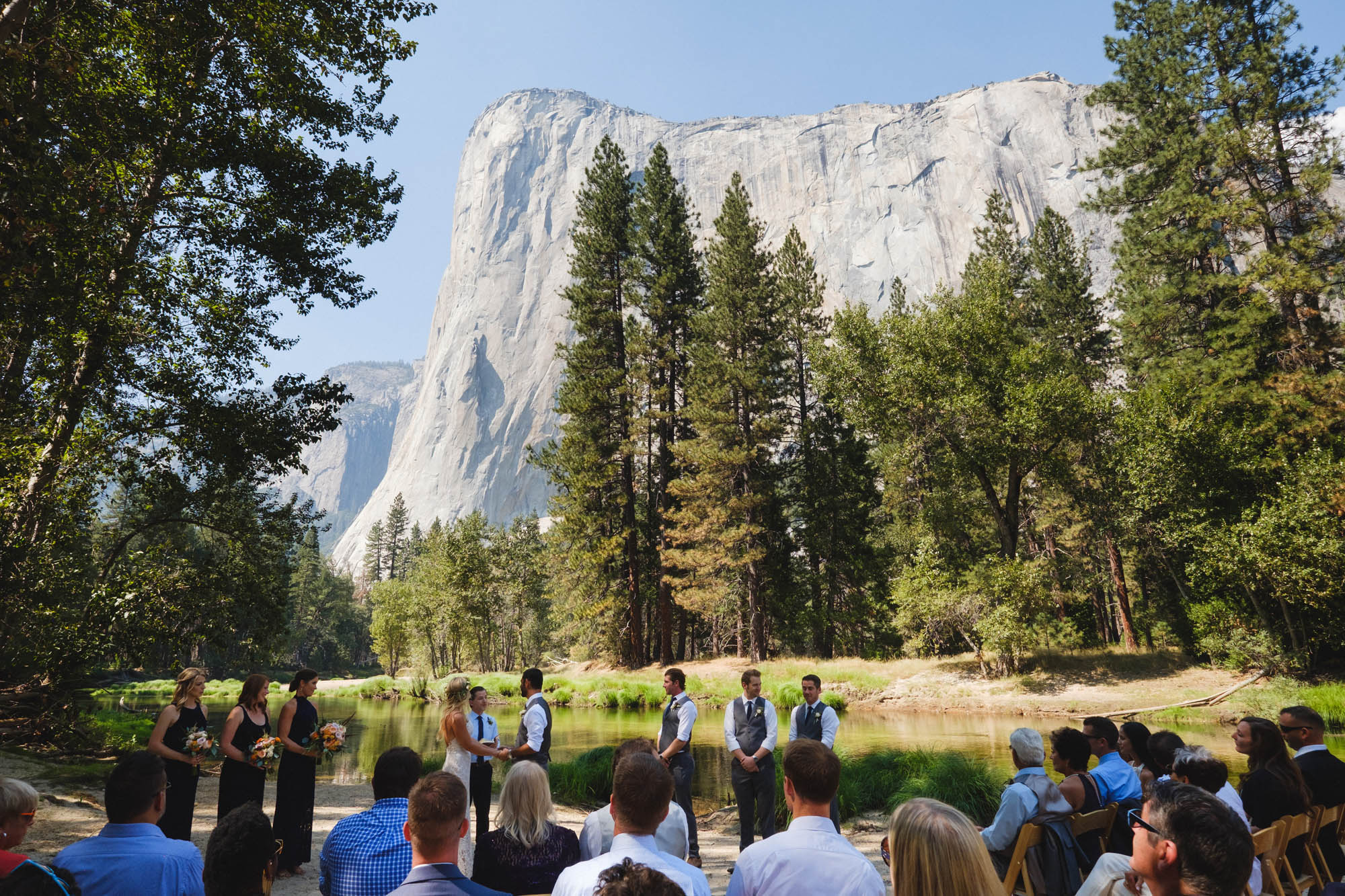 Cathedral Beach Intimate Wedding in Yosemite Valley