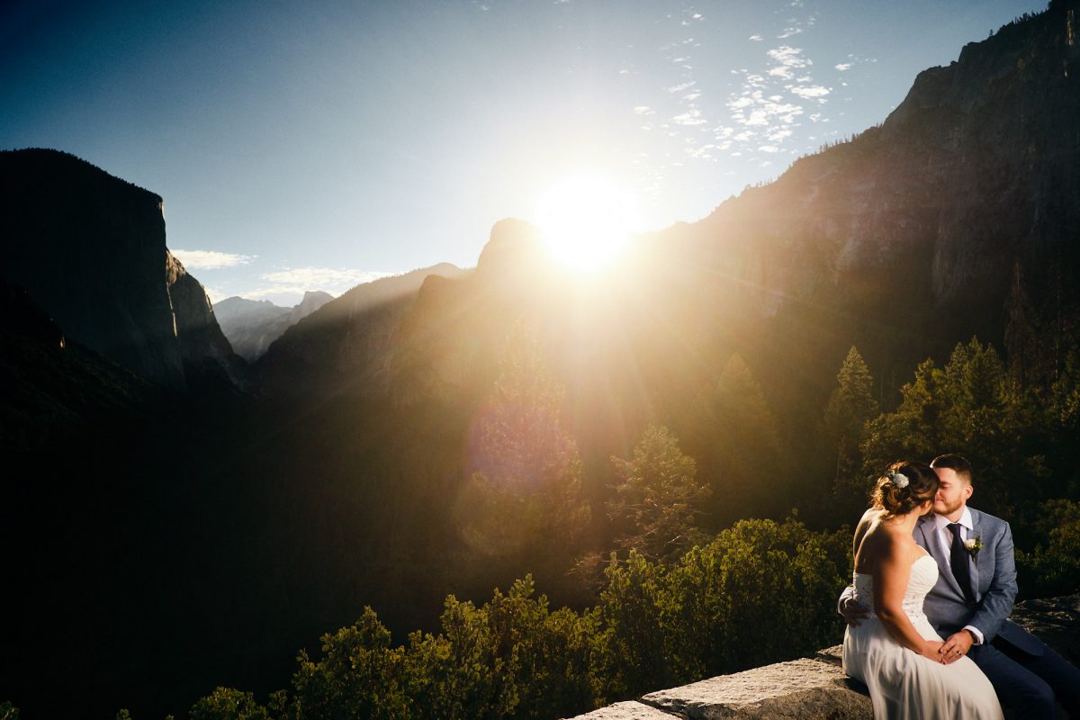 Sunrise Yosemite Elopement at Tunnel View