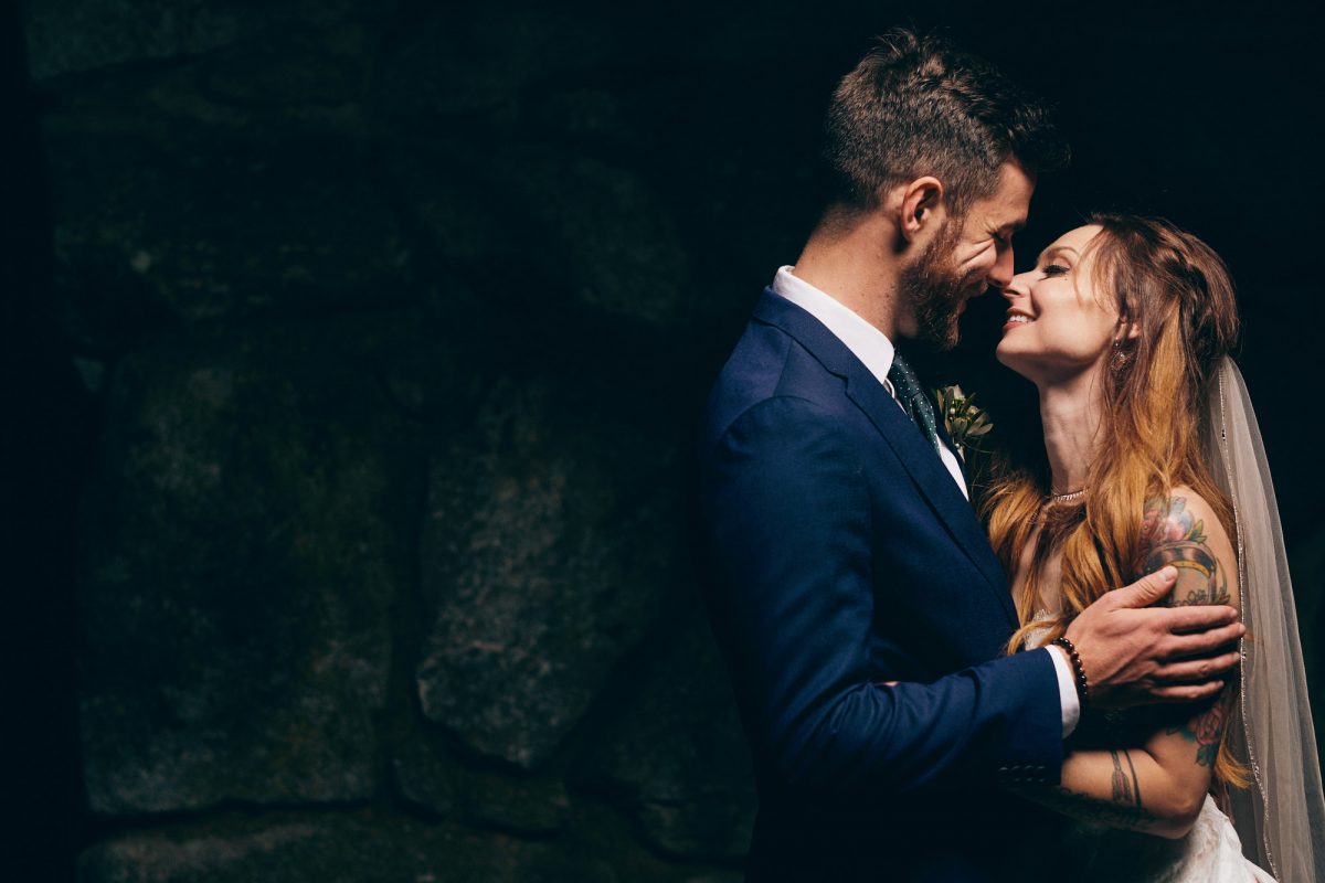 Intimate wedding in Mural Room at Majestic Hotel Yosemite